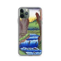 'Bichu: Go Valley' by Hiroshige, 1853 - iPhone Case