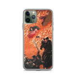 'Kamitsukeno Yatsunada Attacking Saohime's Castle' by Yoshitoshi, 1880 - iPhone Case