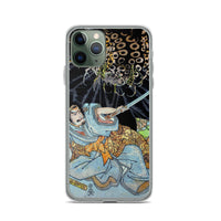 'Minamoto no Yorimitsu Is Attacked By A Demon Spider' by Kuniyoshi, ca. 1820 - iPhone Case