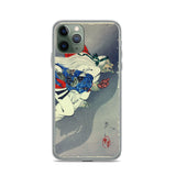 'The Demon Ibaraki Escapes With Its Severed Arm' by Yoshitoshi, 1889 - iPhone Case