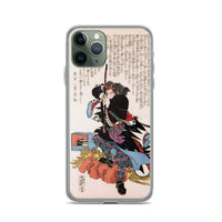 'Mase Chudayu Masaaki' by Kuniyoshi, 1847 - iPhone Case