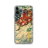 'Snow At Yoshino' by Yoshitoshi, 1867 - iPhone Case