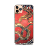 'Dragon' by Hokusai, ca. 1844 - iPhone Case