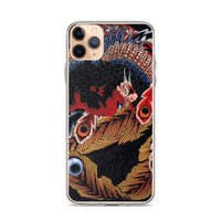 'Gansho-in Phoenix' by Hokusai, mid 1840s - iPhone Case