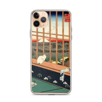 'Asakusa Ricefields and Torinomachi Festival' by Hiroshige, 1857 - iPhone Case