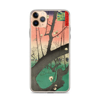 'The Plum Garden in Kameido' by Hiroshige, 1857 - iPhone Case