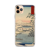 'Sukiyagashi in Tokyo' by Hiroshige, 1858 - iPhone Case