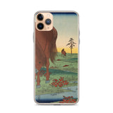 'Kogane Plain in Shimosa Province' by Hiroshige, 1858 - iPhone Case