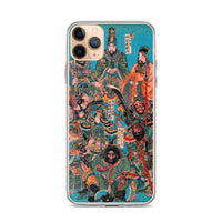 'One Hundred And Eight Heroes of the Shuihuzhuan' (Print 1) by Kuniyoshi, ca. 1830 - iPhone Case