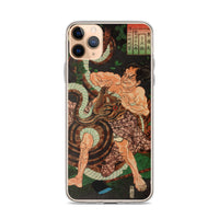 'The Cypress Pillar: Sagi-ike Heikuro' by Kuniyoshi, ca. 1855 - iPhone Case