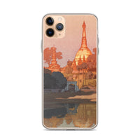 'The Golden Pagoda in Rangoon' by Yoshida Hiroshi, 1931 - iPhone Case