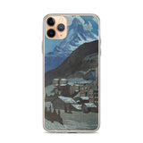 'The Matterhorn At Night' by Yoshida Hiroshi, 1925 - iPhone Case