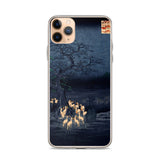 'Foxfires On New Year's Eve At The Enoki Tree' by Hiroshige, 1857 - iPhone Case