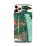 'Shimotsuke: Urami Waterfall on Mount Nikko' by Hiroshige, 1853 - iPhone Case