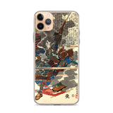 'Sasai Kyuzo Masayasu' by Kuniyoshi, ca. 1850 - iPhone Case