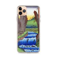 'Bichu: Go Valley' by Hiroshige, 1853 - iPhone Case