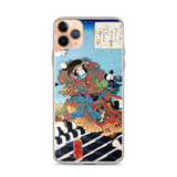 'Nakamura Utaemon IV as Inukai Kenpachi' by Kuniyoshi, ca. 1840 - iPhone Case