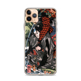 'Miyamoto Musashi Killing A Monster Bat' by Kuniyoshi, ca. 1830 - iPhone Case