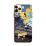 'Hachimantaro Yoshiie' by Yoshitoshi, 1886 - iPhone Case