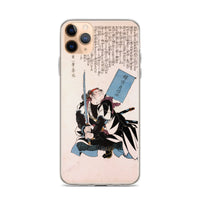 'Yazama Shinroku Mitsukaze' by Kuniyoshi, 1847 - iPhone Case