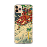 'Snow At Yoshino' by Yoshitoshi, 1867 - iPhone Case