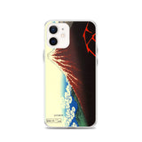 'Storm Beneath the Summit' by Hokusai, ca. 1830 - iPhone Case