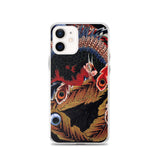 'Gansho-in Phoenix' by Hokusai, mid 1840s - iPhone Case