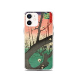 'The Plum Garden in Kameido' by Hiroshige, 1857 - iPhone Case