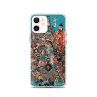 'One Hundred And Eight Heroes of the Shuihuzhuan' (Print 1) by Kuniyoshi, ca. 1830 - iPhone Case