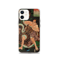 'The Cypress Pillar: Sagi-ike Heikuro' by Kuniyoshi, ca. 1855 - iPhone Case