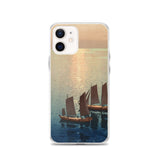 'Glittering Sea' by Yoshida Hiroshi, 1926 - iPhone Case