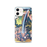 'Roben Waterfall at Mount Oyama in Sagami Province' by Hokusai, ca. 1832 - iPhone Case