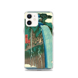 'Shimotsuke: Urami Waterfall on Mount Nikko' by Hiroshige, 1853 - iPhone Case