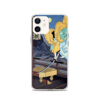 'Hachimantaro Yoshiie' by Yoshitoshi, 1886 - iPhone Case