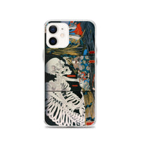 'Takiyasha the Witch and the Skeleton Spectre' (Combined Triptych) by Kuniyoshi, ca. 1844 - iPhone Case