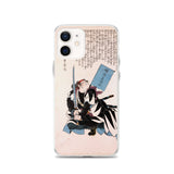 'Yazama Shinroku Mitsukaze' by Kuniyoshi, 1847 - iPhone Case