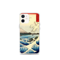 'The Sea at Satta, Suruga' Province' by Hiroshige, 1858 - iPhone Case