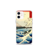 'The Sea at Satta, Suruga' Province' by Hiroshige, 1858 - iPhone Case