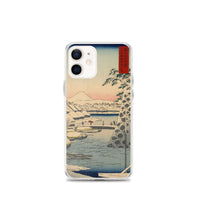 'Sukiyagashi in Tokyo' by Hiroshige, 1858 - iPhone Case