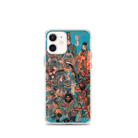 'One Hundred And Eight Heroes of the Shuihuzhuan' (Print 1) by Kuniyoshi, ca. 1830 - iPhone Case