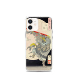 'The Monkey King and the Moon Rabbit' by Yoshitoshi, 1889 - iPhone Case