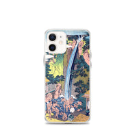 'Roben Waterfall at Mount Oyama in Sagami Province' by Hokusai, ca. 1832 - iPhone Case