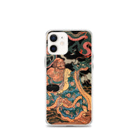 'The Sage Nagasaina Sonja Summoning A Dragon From A Bowl' by Kuniyoshi, 1836 - iPhone Case