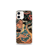 'The Sage Nagasaina Sonja Summoning A Dragon From A Bowl' by Kuniyoshi, 1836 - iPhone Case