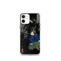 'Taro Mitsukuni Watching Skeletons Battle' by Yoshitoshi, 1865 - iPhone Case