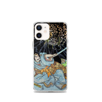 'Minamoto no Yorimitsu Is Attacked By A Demon Spider' by Kuniyoshi, ca. 1820 - iPhone Case