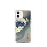 'The Demon Ibaraki Escapes With Its Severed Arm' by Yoshitoshi, 1889 - iPhone Case