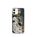 'Takiyasha the Witch and the Skeleton Spectre' (Combined Triptych) by Kuniyoshi, ca. 1844 - iPhone Case