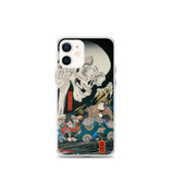 'Takiyasha the Witch and the Skeleton Spectre' (Middle Panel) by Kuniyoshi, ca. 1844 - iPhone Case