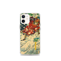 'Snow At Yoshino' by Yoshitoshi, 1867 - iPhone Case